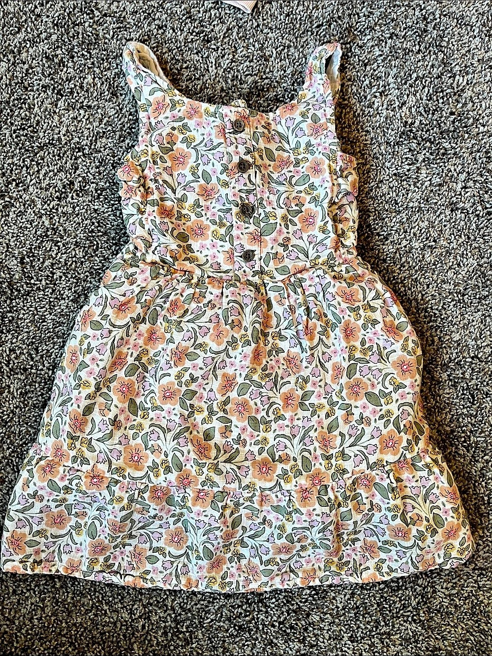 Cat & Jack Floral Sundress in White & Pink